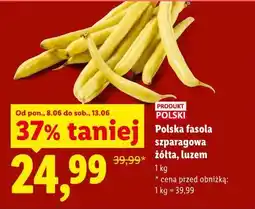 Lidl Polska fasola szparagowa żółta, luzem oferta