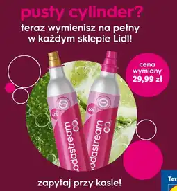 Lidl Sodastream Wymiana pustego cylindra na pełny oferta