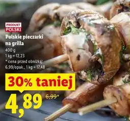 Lidl Polskie pieczarki na grilla oferta