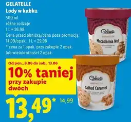 Lidl Gelatelli Lody w kubku oferta