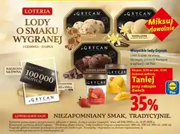 Lidl Wszystkie lody Grycan oferta