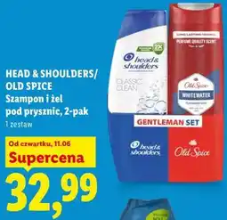 Lidl HEAD & SHOULDERS / OLD SPICE Szampon i żel pod prysznic, 2-pak oferta