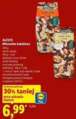 Lidl Alesto Mieszanka bakaliowa oferta