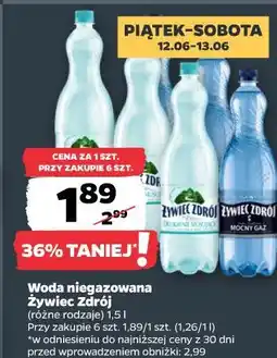 Netto Woda niegazowana Żywiec Zdrój oferta