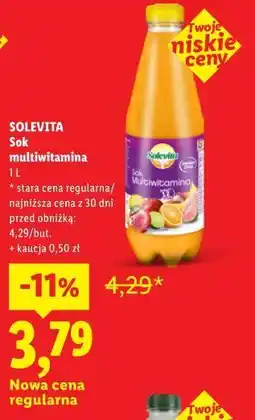 Lidl SOLEVITA Sok multiwitamina oferta