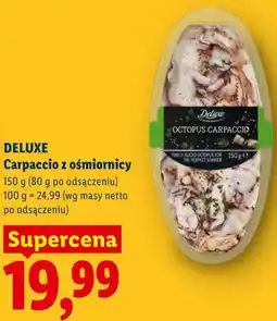 Lidl DELUXE Carpaccio z ośmiornicy oferta