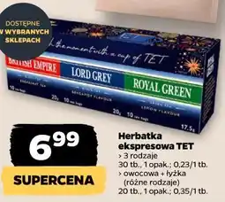 Netto Herbatka ekspresowa TET oferta