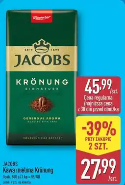 ALDI Jacobs Kawa mielona Krönung oferta