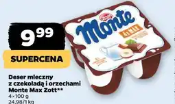 Netto Deser mleczny z czekoladą i orzechami Monte Max Zott oferta