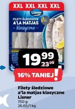 Netto Filety śledziowe a'la matjas klasyczne Lisner oferta