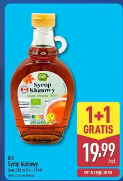 ALDI BIO Syrop klonowy oferta