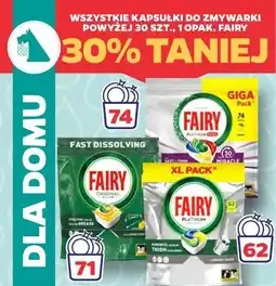 Netto Wszystkie kapsułki do zmywarki powyżej 30 szt., 1 opak. Fairy oferta