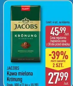 ALDI JACOBS Kawa mielona Krönung oferta