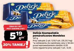 Netto Delicje Szampańskie pomarańczowe Mondelez oferta