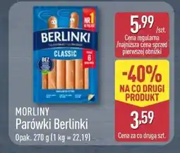 ALDI Morliny Parówki Berlinki oferta