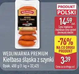 ALDI Wędliniarnia Premium Kiełbasa śląska z szynki oferta