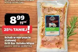 Netto Schab w marynacie ziołowej Grill Bar Sztuka Mięsa oferta