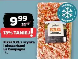 Netto Pizza XXL z szynką i pieczarkami La Campagna oferta