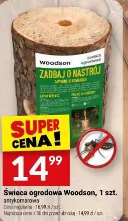 Twój Market Świeca ogrodowa Woodson oferta