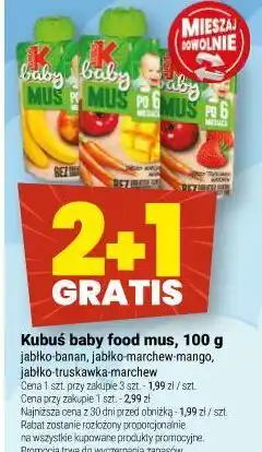 Twój Market Kubuś baby food mus oferta
