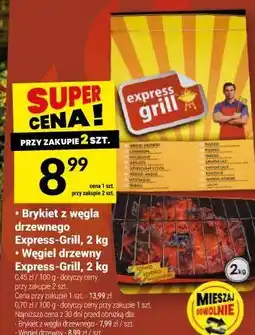 Twój Market Brykiet z węgla drzewnego / Węgiel drzewny Express-Grill oferta
