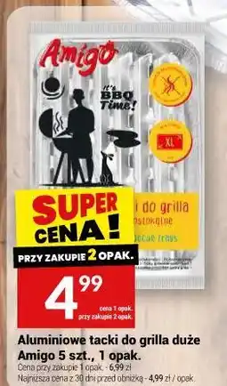 Twój Market Aluminiowe tacki do grilla duże Amigo, 5 szt oferta