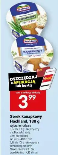 Twój Market Serek kanapkowy Hochland oferta