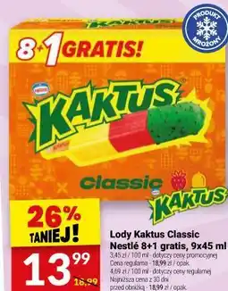 Twój Market Lody Kaktus Classic Nestlé oferta