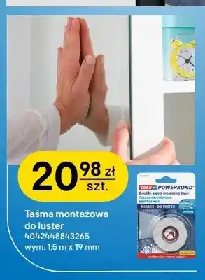 Taśma montażowa do luster Tesa Powerbond Mirror 1,5 m x 19 mm