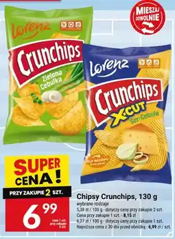 Twój Market Chipsy Crunchips Zielona Cebulka oferta
