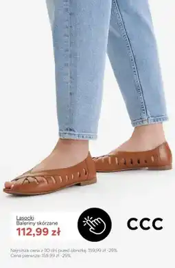 CCC Baleriny skórzane Lasocki oferta