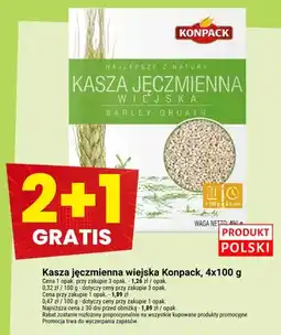 Twój Market Kasza jęczmienna wiejska Konpack 4-pak oferta