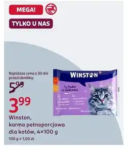 Rossmann Karma dla kotów Winston w galaretce oferta