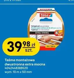 Castorama Taśma montażowa dwustronna Tesa Extra Strong 10 m x 50 mm oferta