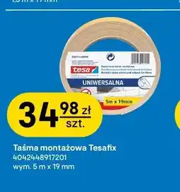 Castorama Taśma montażowa Tesa Tesafix 5 m x 19 mm oferta