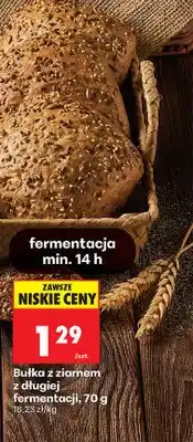 Biedronka Bułka z ziarnem z długiej fermentacji oferta
