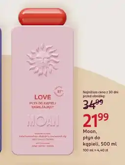Rossmann Płyn do kąpieli Moan Love oferta