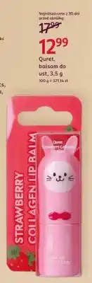 Rossmann Balsam do ust Quret Strawberry Collagen oferta