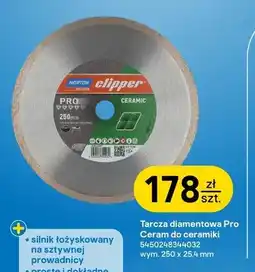 Castorama Tarcza diamentowa Norton Clipper Pro Ceram 250 mm oferta
