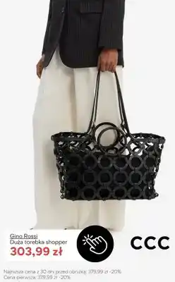 CCC Torebka shopper duża Gino Rossi oferta