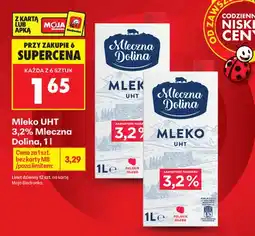 Biedronka Mleko UHT 3,2% Mleczna Dolina oferta