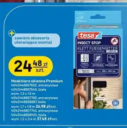 Castorama Moskitiera okienna Premium tesa 1,3x1,5 m oferta