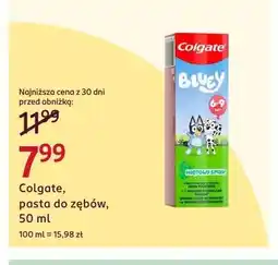 Rossmann Pasta do zębów Colgate Bluey oferta
