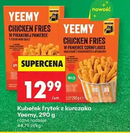 Biedronka Kubełek frytek z kurczaka Yeemy w pikantnej panierce oferta
