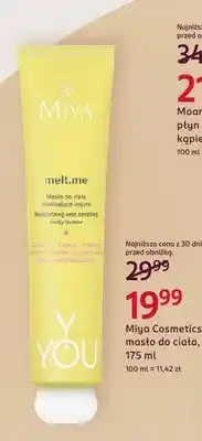 Rossmann Masło do ciała Miya Cosmetics melt.me oferta