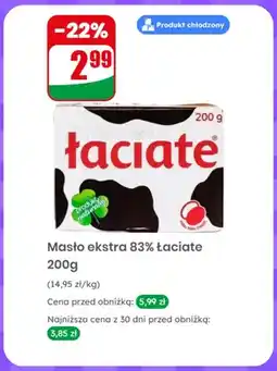 Dino Masło ekstra 83% Łaciate oferta