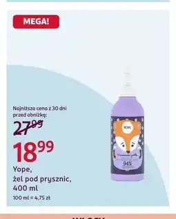 Rossmann Żel pod prysznic Yope oferta