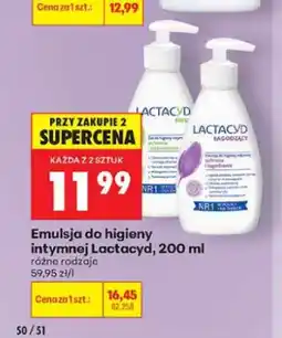 Biedronka Emulsja do higieny intymnej Lactacyd Fresh oferta