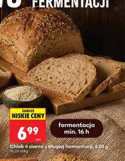 Biedronka Chleb 4 ziarna z długiej fermentacji oferta