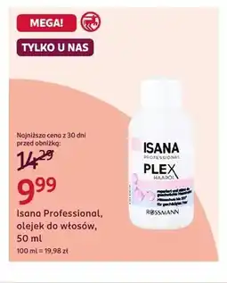 Rossmann Olejek do włosów Isana Professional Plex Haaröl oferta